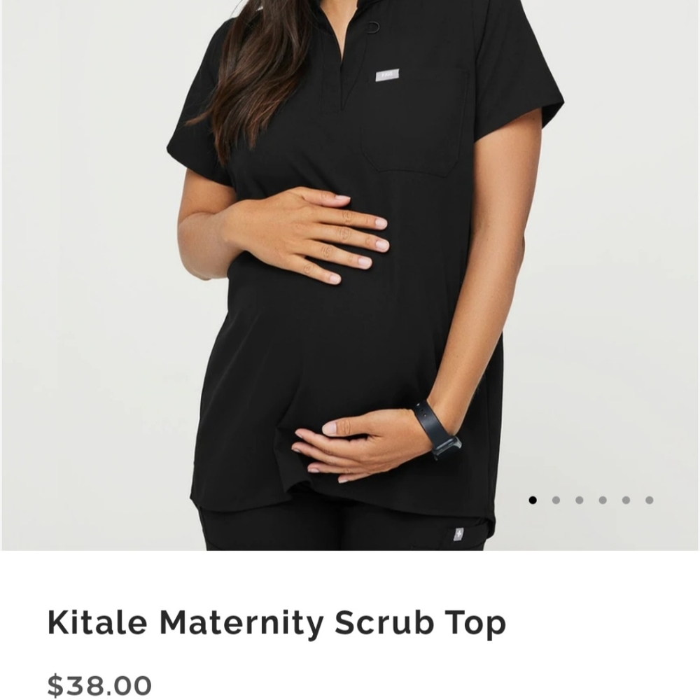 Figs Maternity Scrub Top